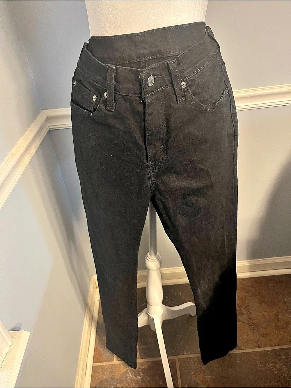 Levi's 510 Black Straight Leg Jeans Waist 31 L32